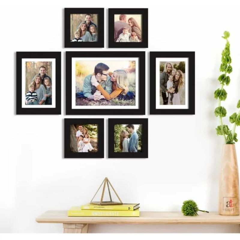 Classic Black Fiber Photo Frame – Premium Print Edition - Image 2